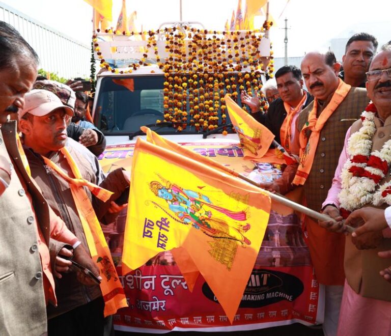 Sarveshwar Roti Making Machine in Ayodhya Ram Mandir Bhojan Shala, Flagged Off By Assembly Speaker Vasudev Devnani
